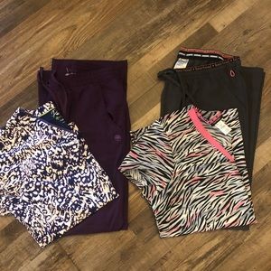 Heart and Soul matching scrub sets